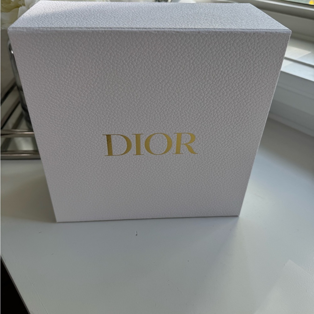Dior White Box with Gold Logo